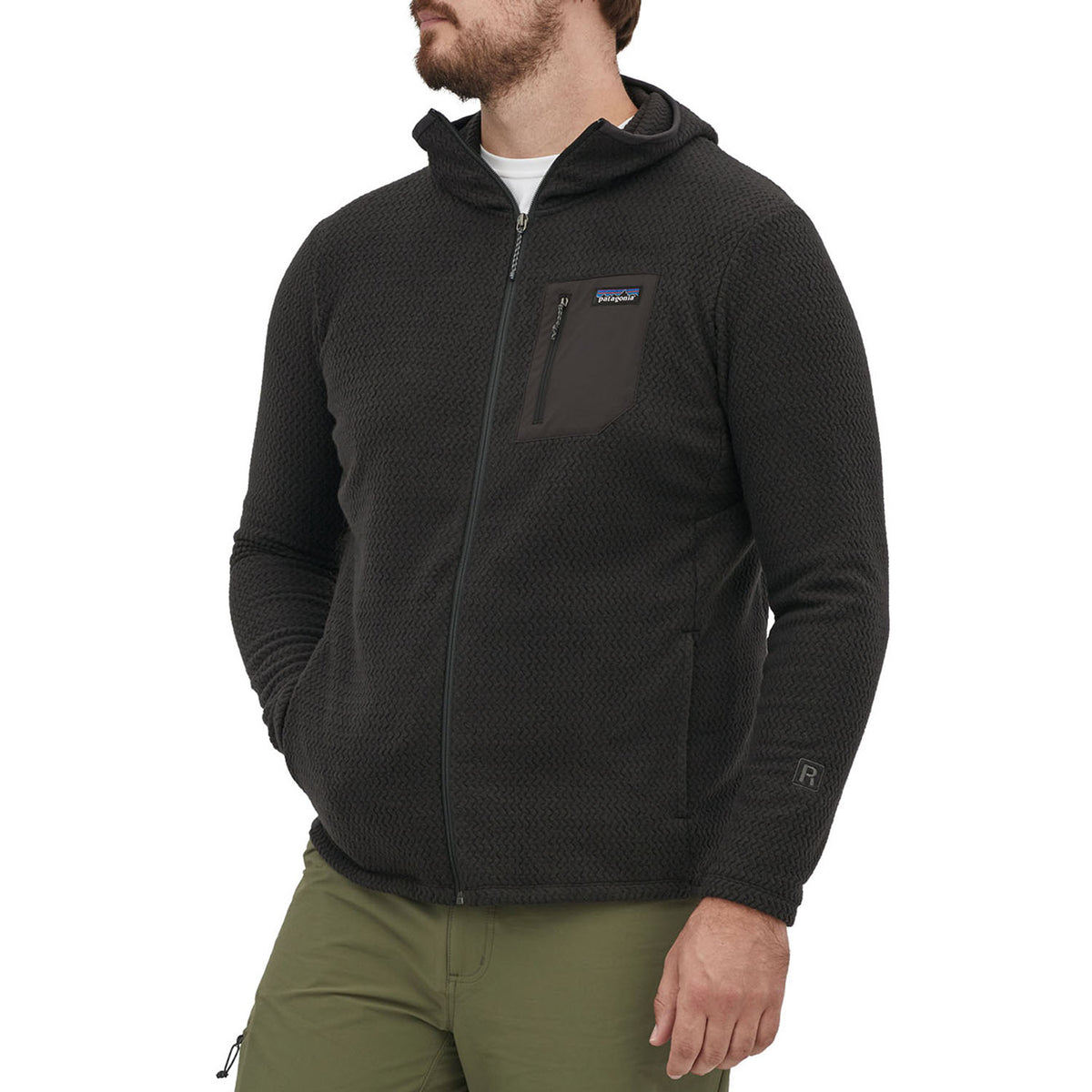 Patagonia R1® Air Full-Zip Hoodie - Men's Black