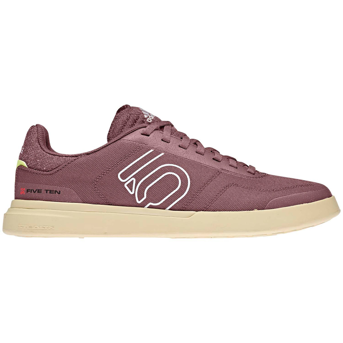 Five Ten Sleuth DLX Canvas Shoes - Women's Quiet Crimson/Feather White/Sandy Beige