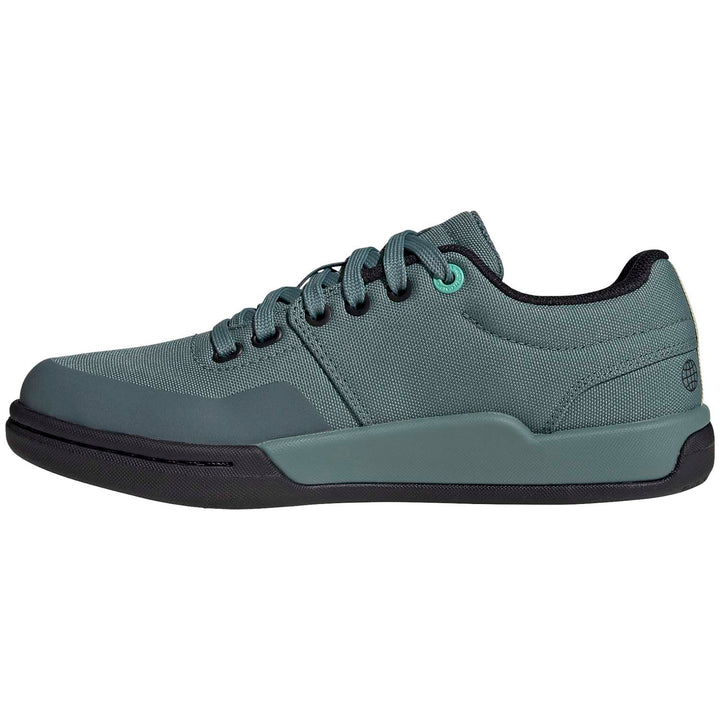 Five Ten Freerider Pro Canvas Shoes - Women's Hazy Emerald/Acid Mint/Core Black