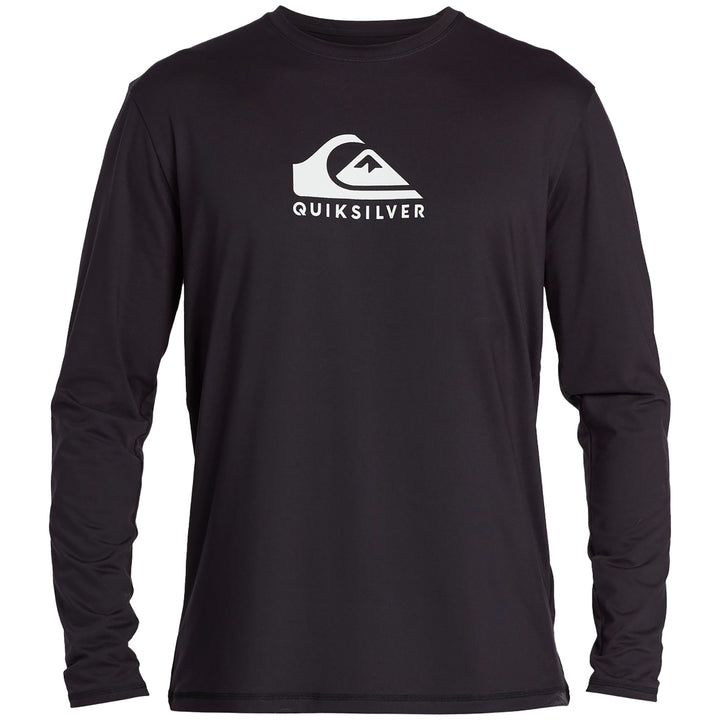 Quiksilver Solid Streak Long Sleeve Surf Tee Black