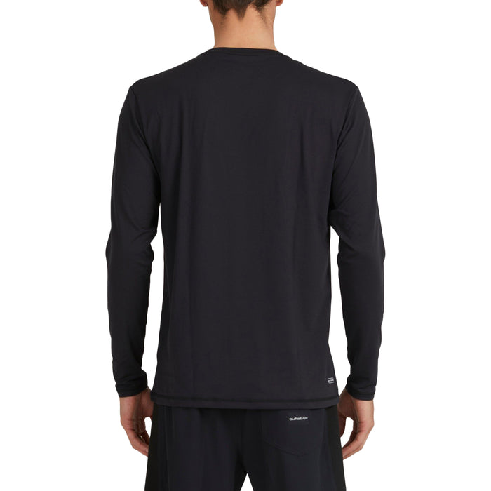 Quiksilver Solid Streak Long Sleeve Surf Tee Black