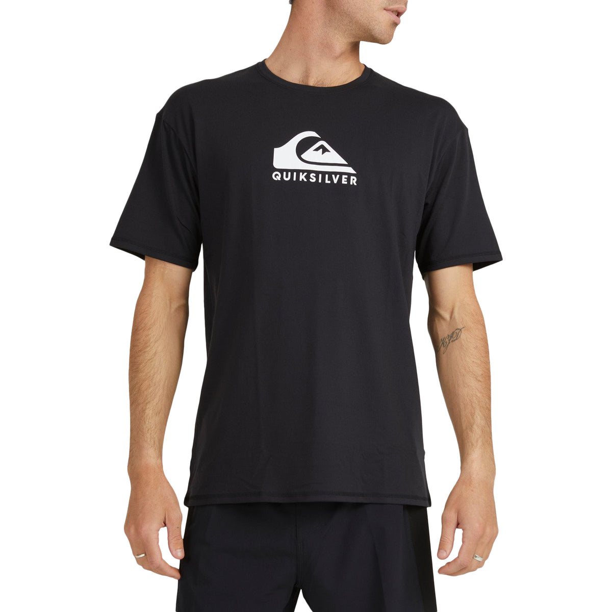 Quiksilver Solid Streak Short Sleeve Surf Tee Black