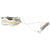 Follow Delta Pro Wakeboard Rope & Handle Package Salt/Pepper