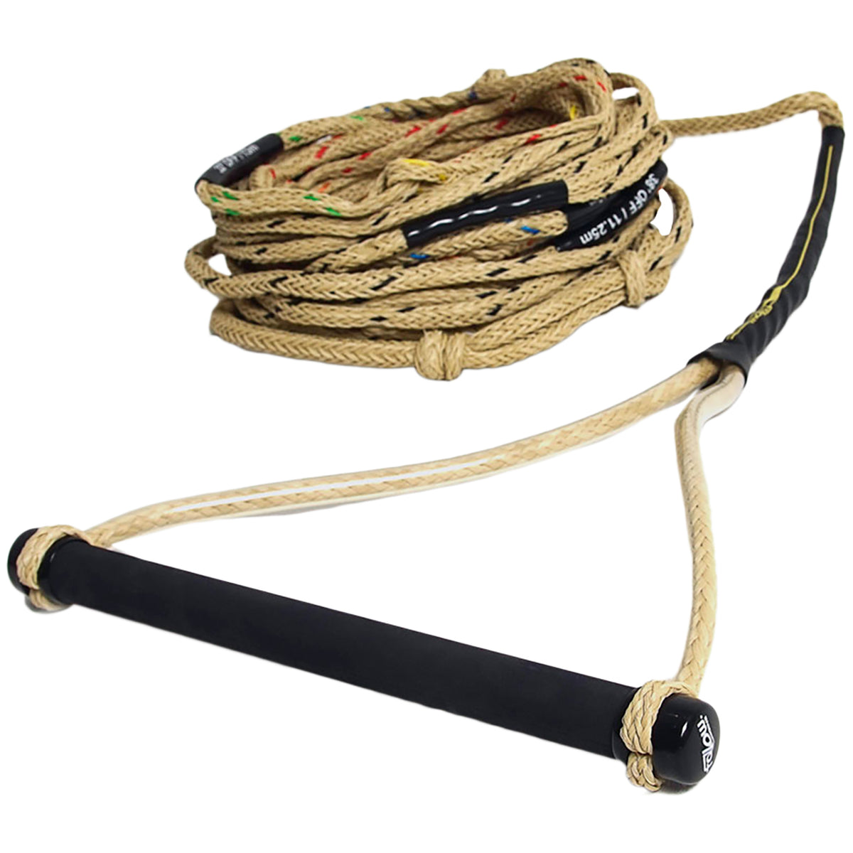 Follow Origins Pro 13" Handle w/ Rope Waterski Package Gold