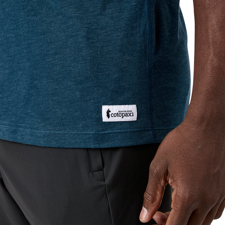 Cotopaxi Paseo Travel Pocket T-Shirt - Men's Indigo