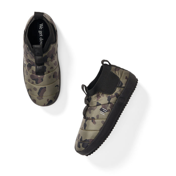 Holden Puffy Slip On Shoes - Unisex Army Vintage Camo