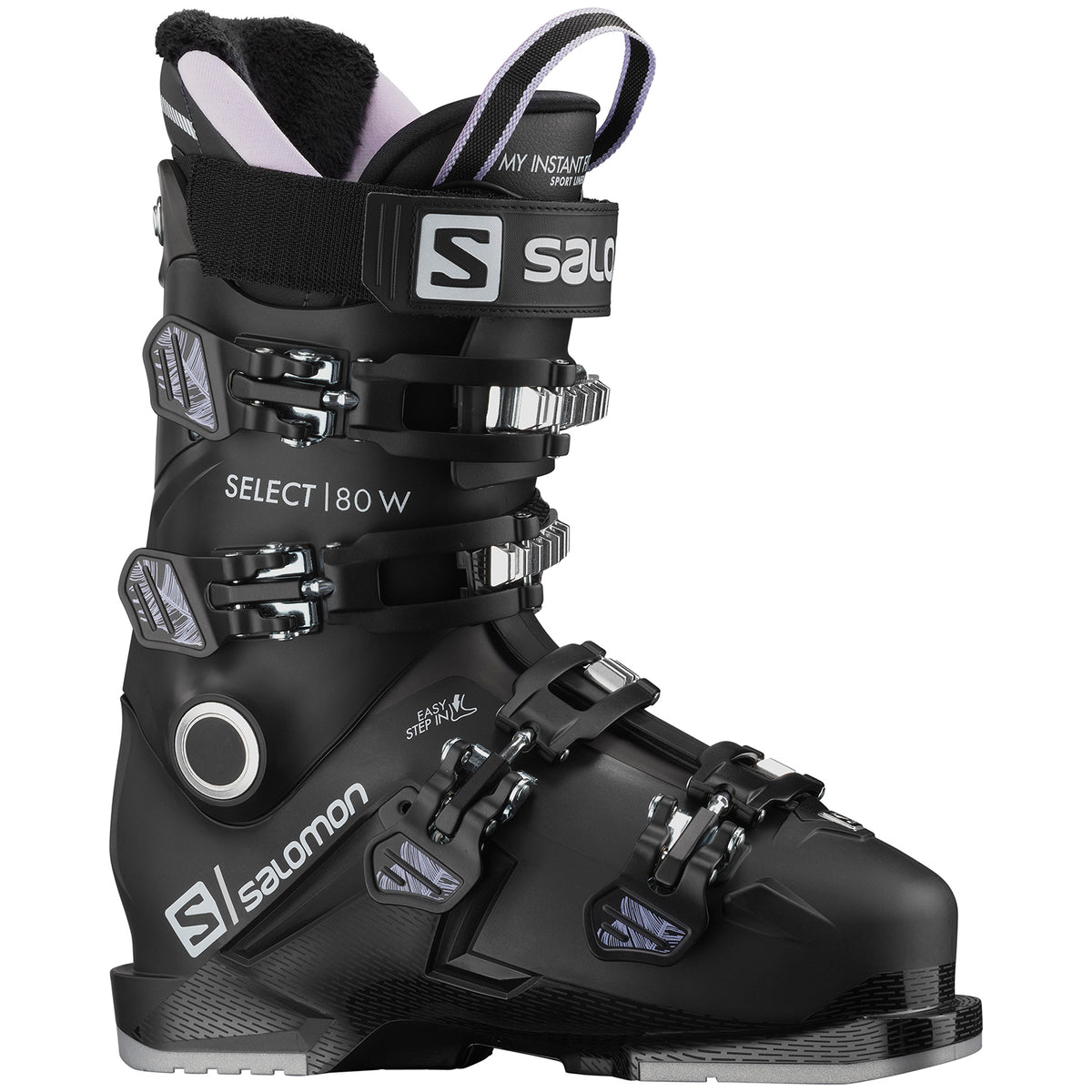 Salomon Select 80 W Ski Boots - Women's 2023 Black/Lavender/Belluga