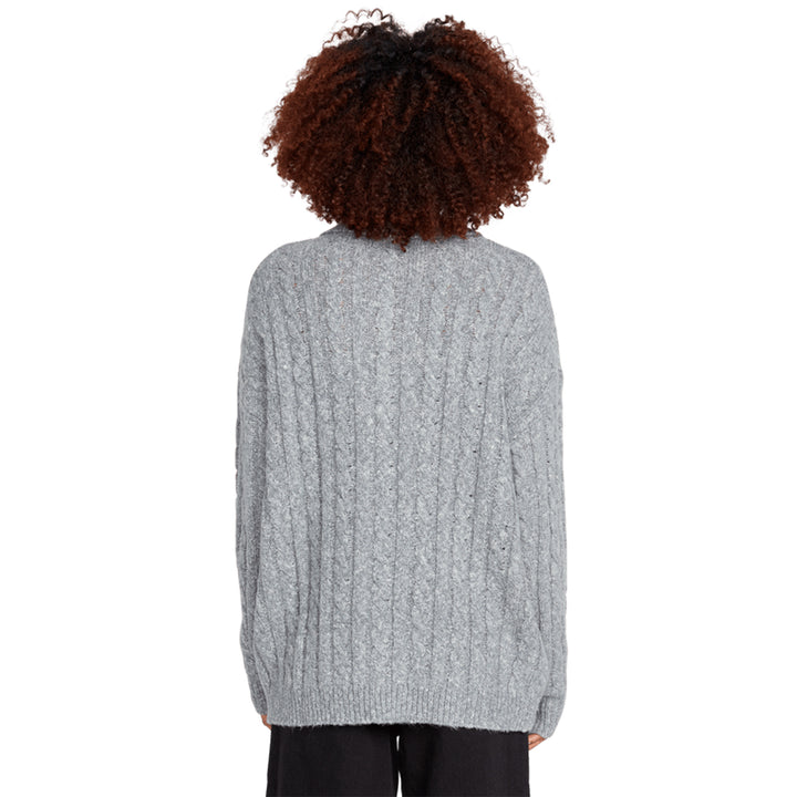 Volcom Low Low Polo Sweater - Women's Daze Grey