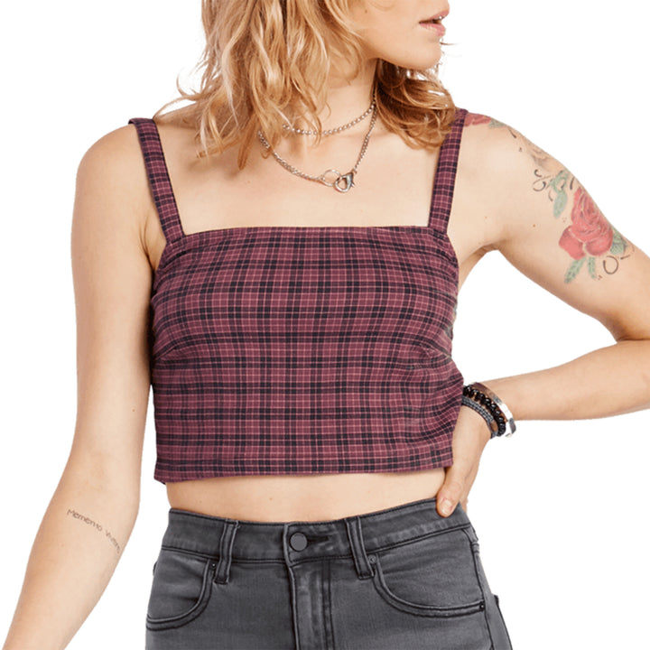 Volcom Chicheck Urself Top - Women's Eggplant