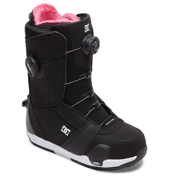 DC Lotus Step On Snowboard Boots - Women's 2023 Black/White/Black