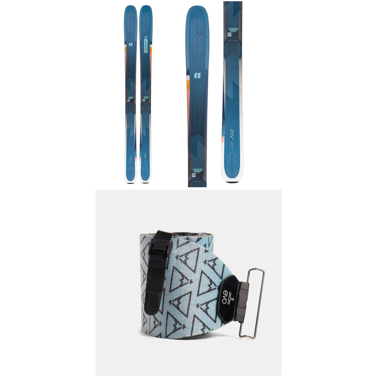 Armada Trace 98 Skis - Women's 2022 + evo x Pomoca Pro Glide Climbing Skins