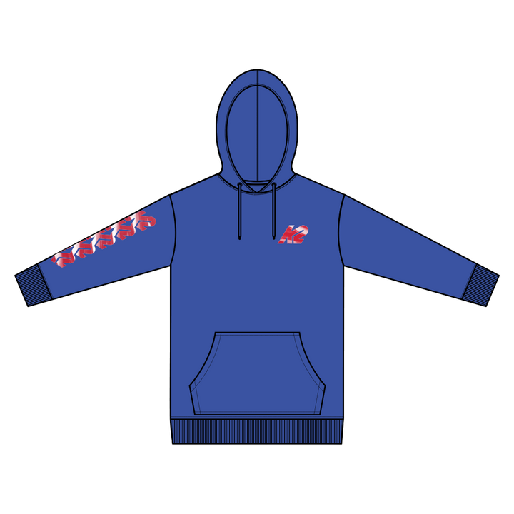 K2 RWB Stash Spray Hoodie - Men's Blue