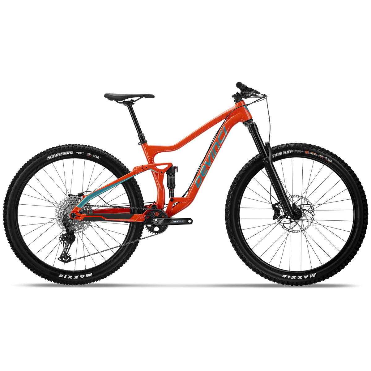 Devinci Django A 29 Deore 12s Complete Mountain Bike 2022 Uni-Red/Orange