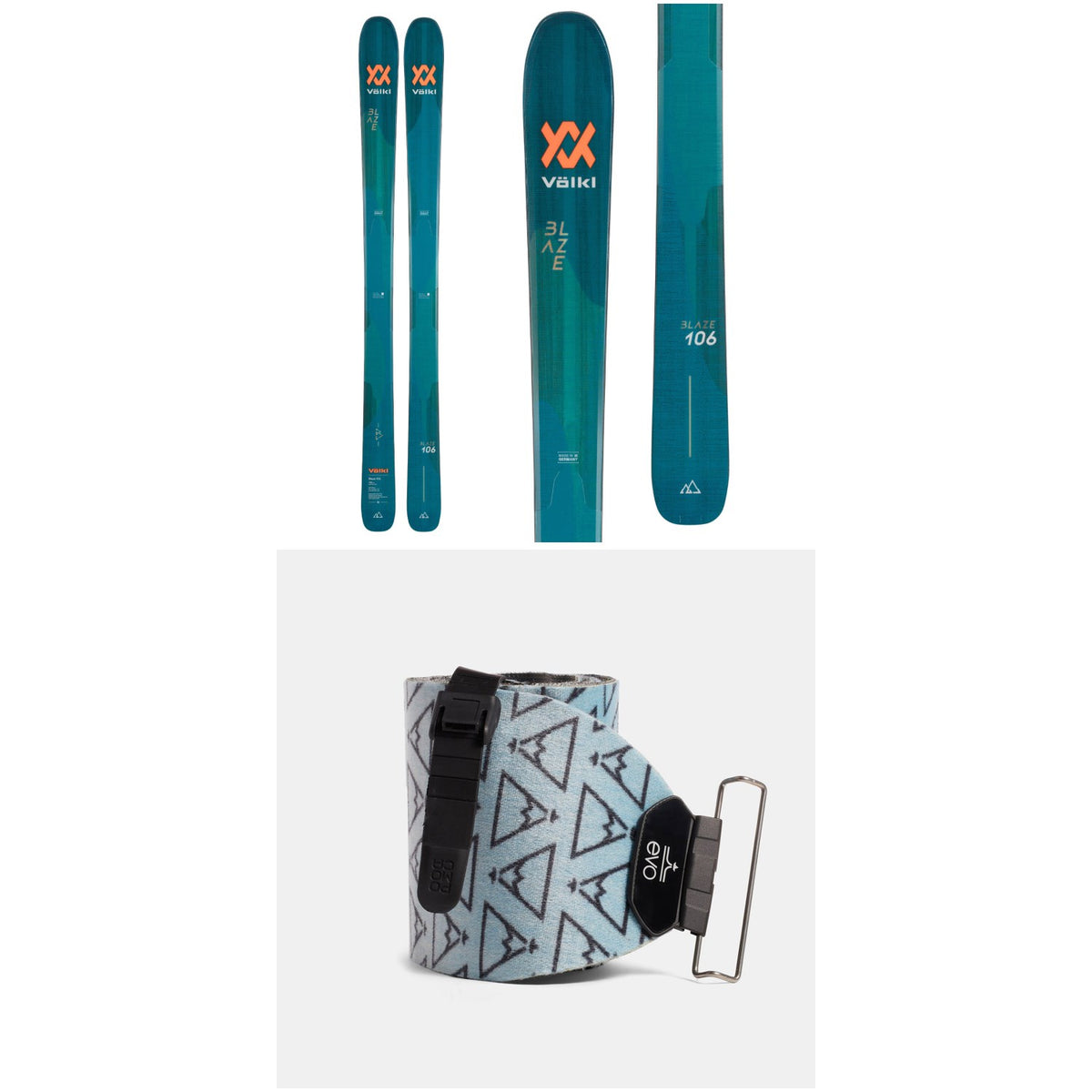 Völkl Blaze 106 Skis 2022 + evo x Pomoca Pro Glide Climbing Skins