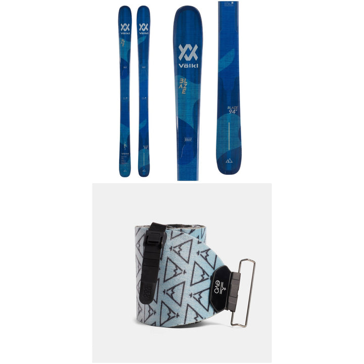 Völkl Blaze 94 W Skis - Women's 2022 + evo x Pomoca Pro Glide Climbing Skins