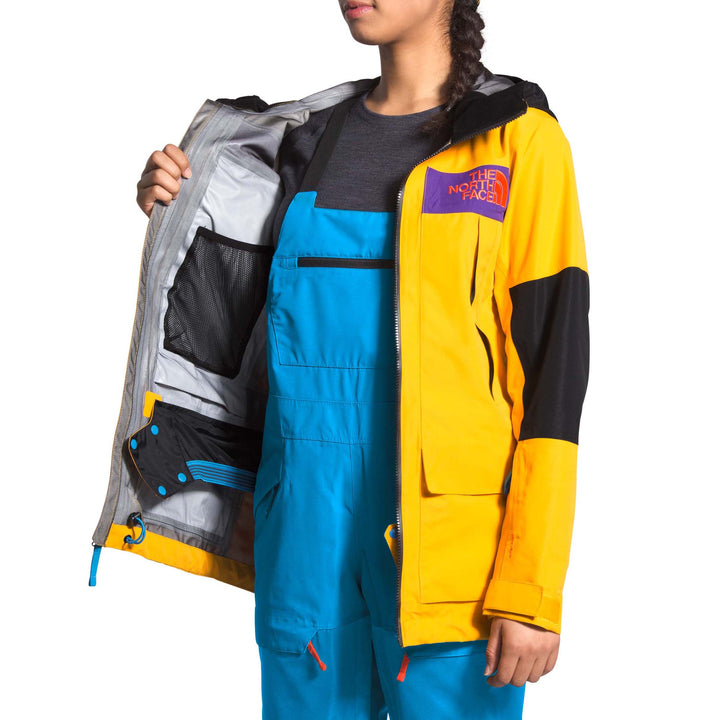 The North Face Team Kit Jacket - Women's Summit Gold/Bomber Blue/TNF Black