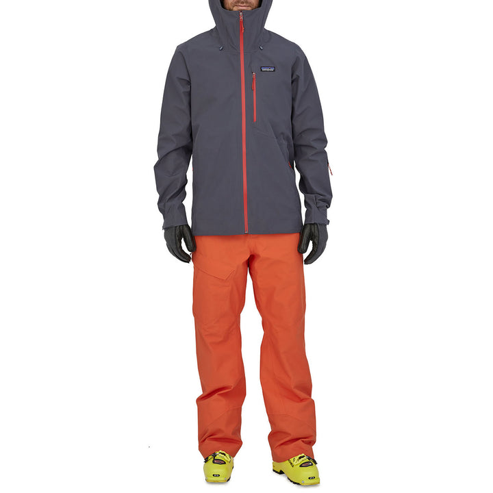 Patagonia Powder Bowl Jacket Smolder Blue w/Metric Orange