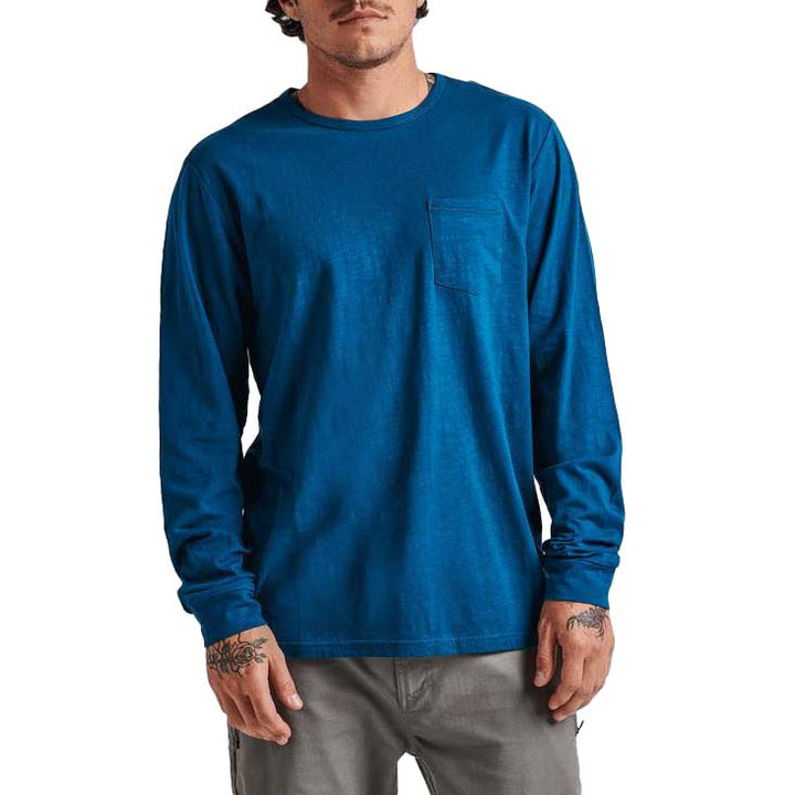Roark Well Worn Midweight Organic Long-Sleeve T-Shirt - Men's New Navy