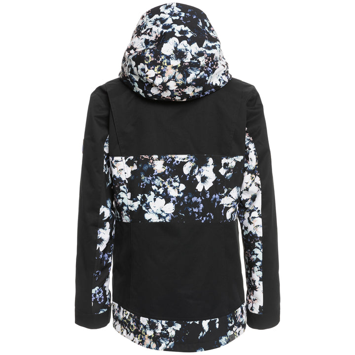Roxy Presence Parka Jacket - Women's True Black/Black Flowers