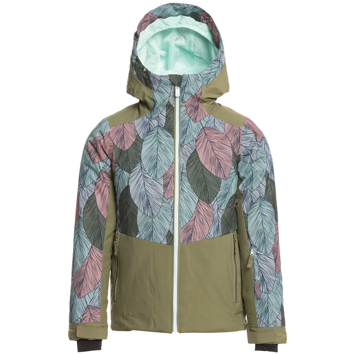Roxy Silverwinter Jacket - Girls' Fair Aqua La Palmeraie Rg