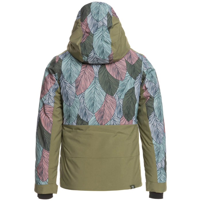 Roxy Silverwinter Jacket - Girls' Fair Aqua La Palmeraie Rg