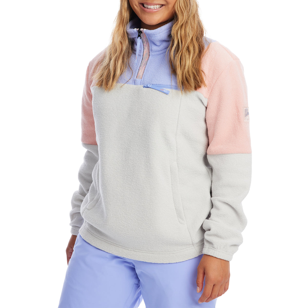 Roxy Chloe Kim Layer Fleece - Women's Heather Grey