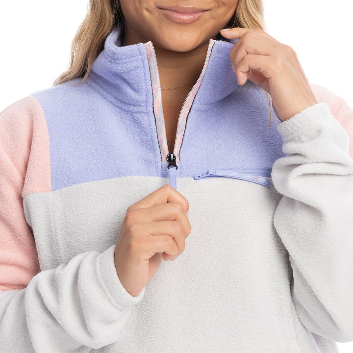 Roxy Chloe Kim Layer Fleece - Women's Heather Grey