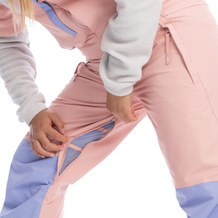Roxy Chloe Kim Bib Pants - Women's Mellow Rose