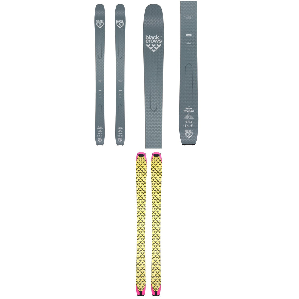 Black Crows Ferox Freebird Skis 2022 + Pilus Ferox Freebird Climbing Skins