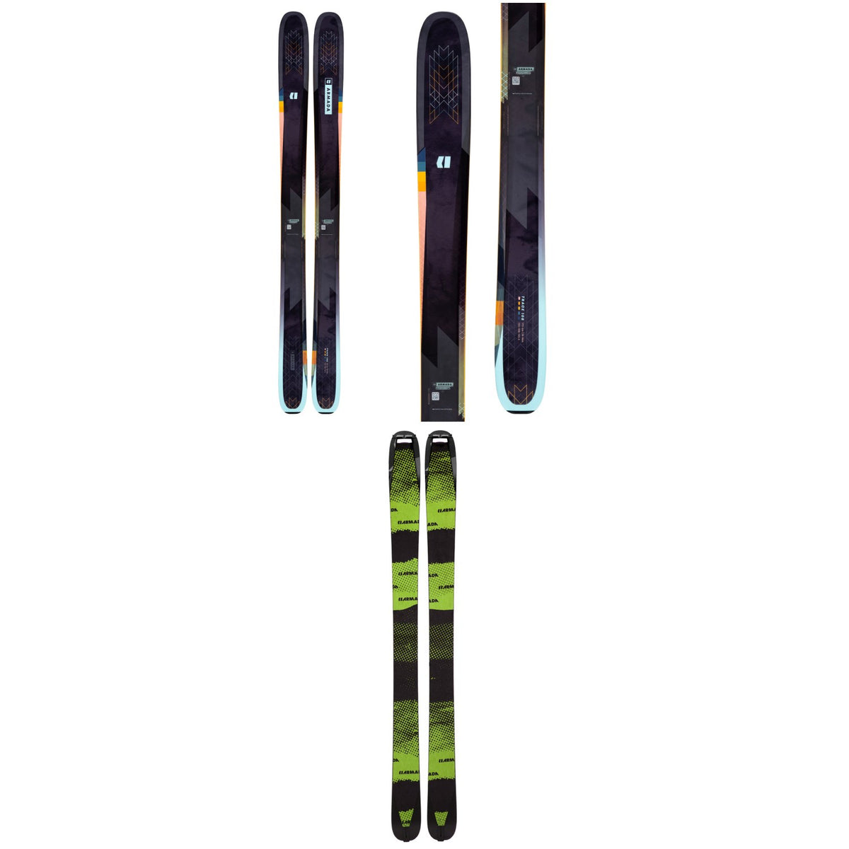 Armada Trace 108 Skis - Women's 2022 + Tracer/Trace 108 Precut Climbing Skins