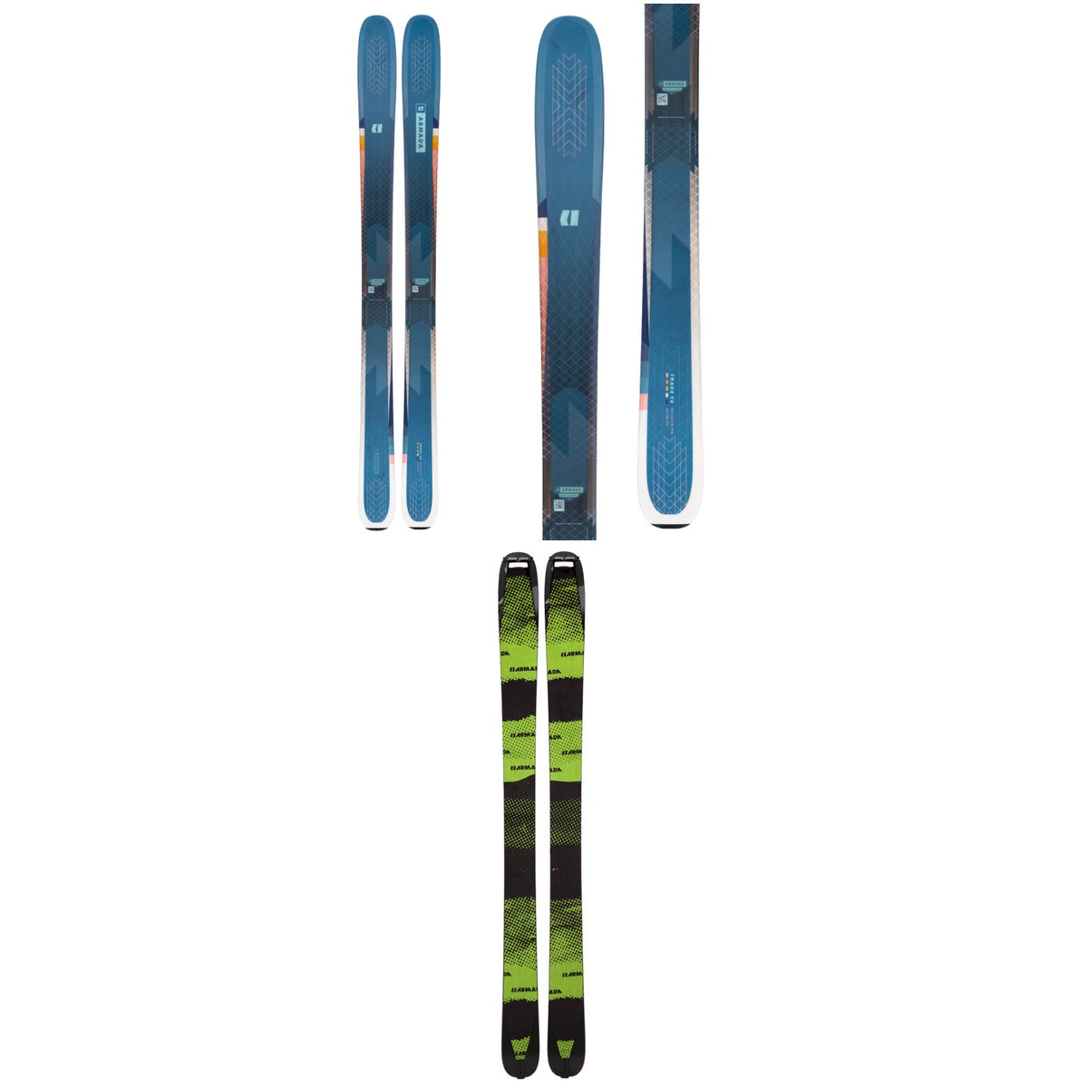 Armada Trace 98 Skis - Women's 2022 + Tracer/Trace 98 Precut Climbing Skins