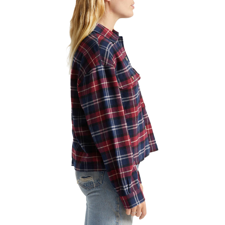 Brixton Bowery Long-Sleeve Flannel - Women's Cordovan