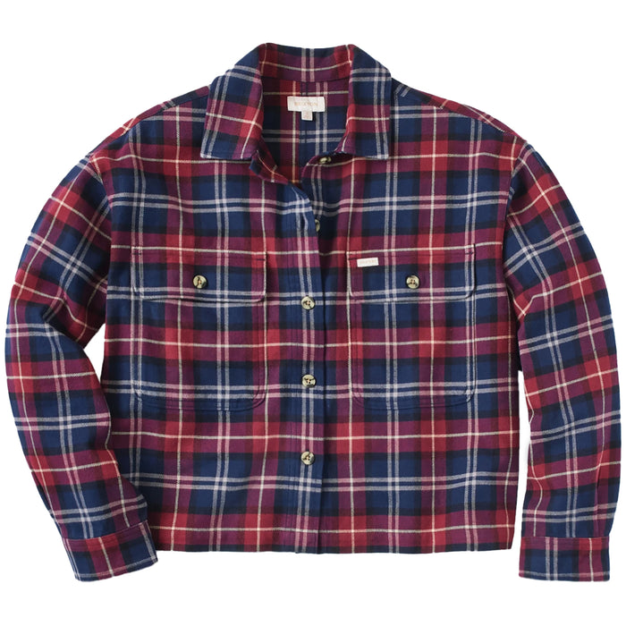 Brixton Bowery Long-Sleeve Flannel - Women's Cordovan