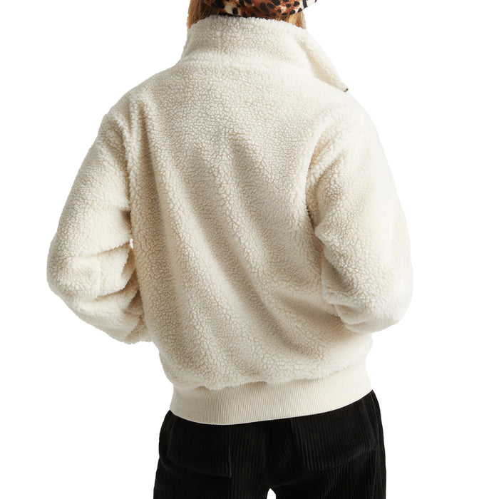 Brixton Utopia Sherpa Bomber Jacket - Women's Dove