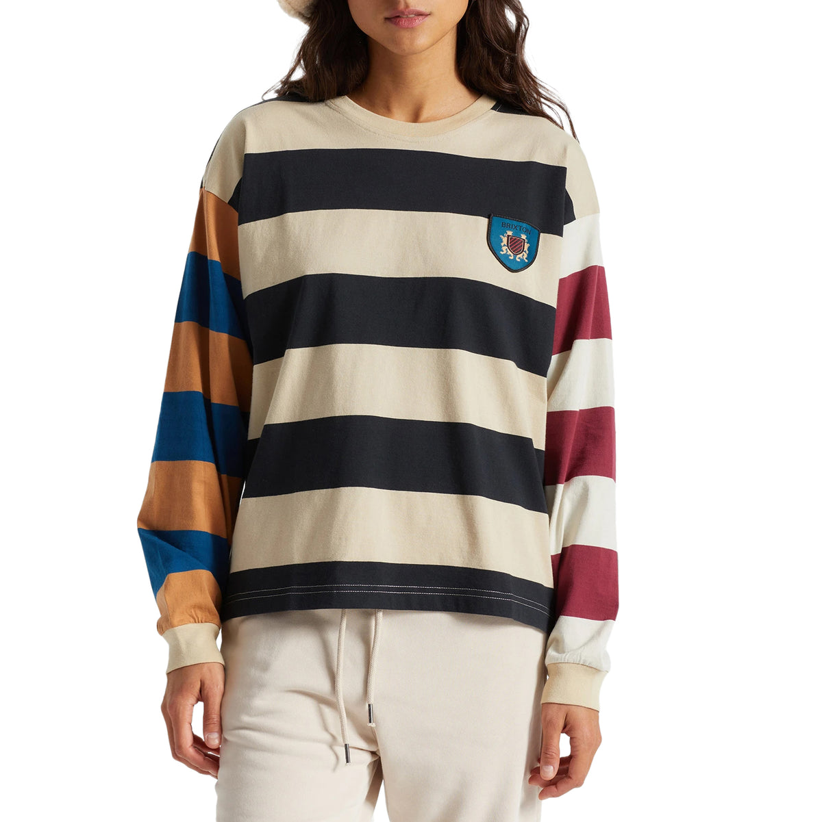 Brixton Westminister Rugby Long-Sleeve Sweater - Women's Multi