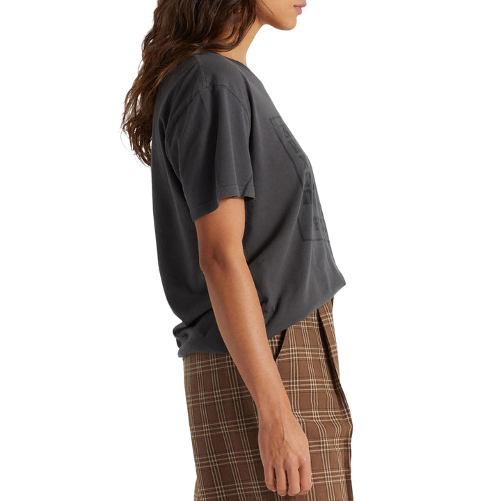 Brixton Rose Vintage T-Shirt - Women's Washed Black