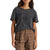 Brixton Rose Vintage T-Shirt - Women's Washed Black