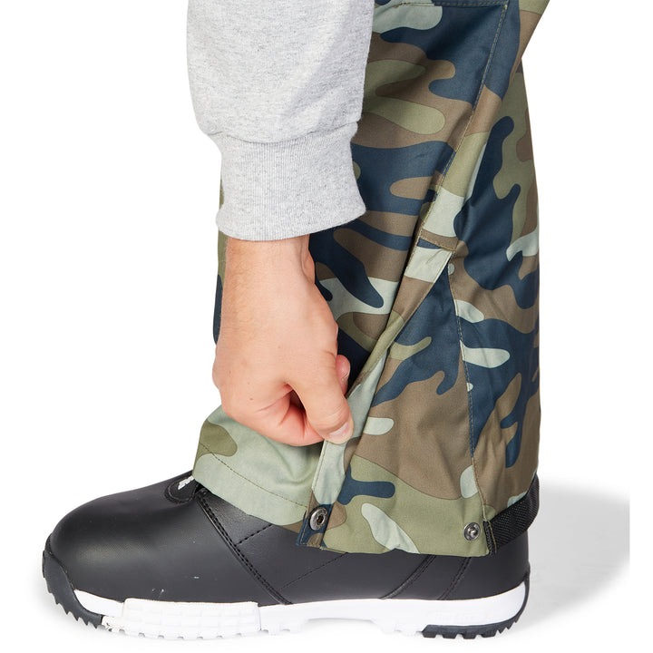 DC Docile Bibs - Men's Woodland Camo Green