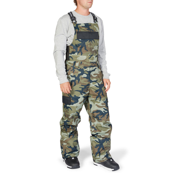 DC Docile Bibs - Men's Woodland Camo Green