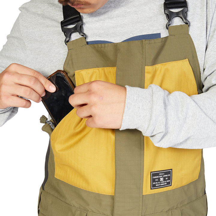 DC Shadow Bibs - Men's Ivy Green