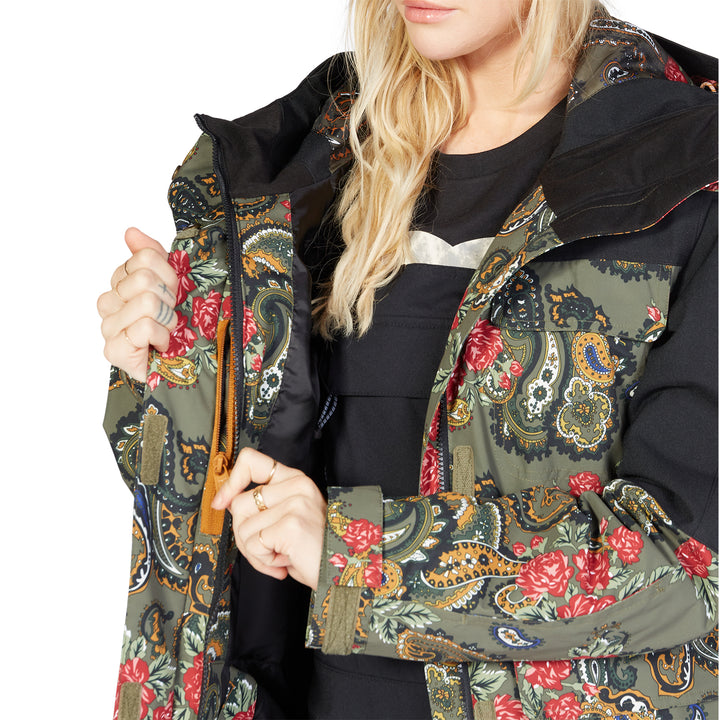 DC Liberate Jacket - Women's Paisley Ivy Green