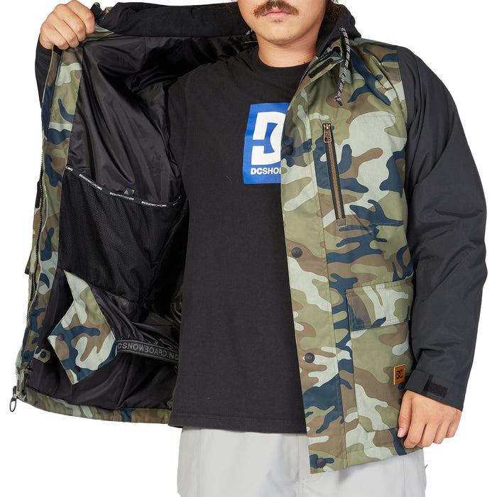 DC Bandwidth Jacket - Men's Woodland Camo Green
