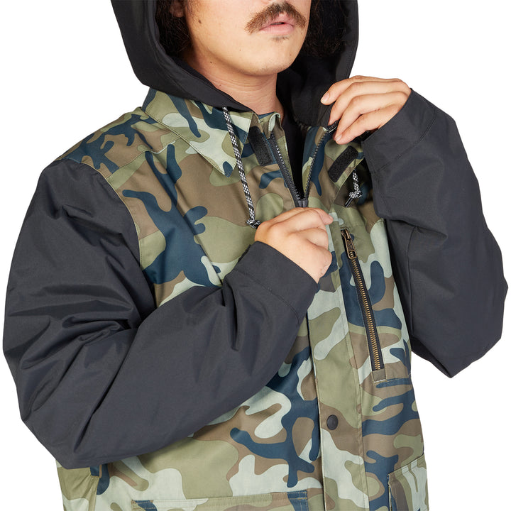 DC Bandwidth Jacket - Men's Woodland Camo Green