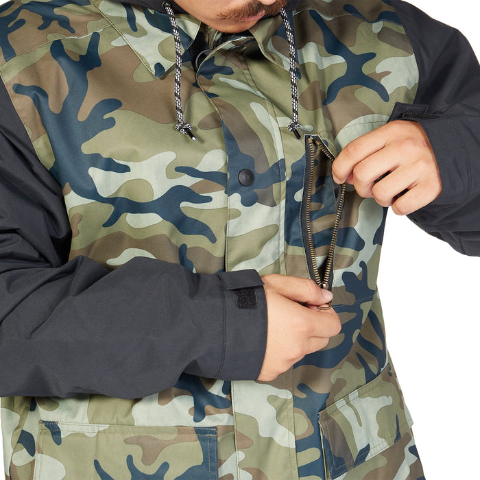 DC Bandwidth Jacket - Men's Woodland Camo Green