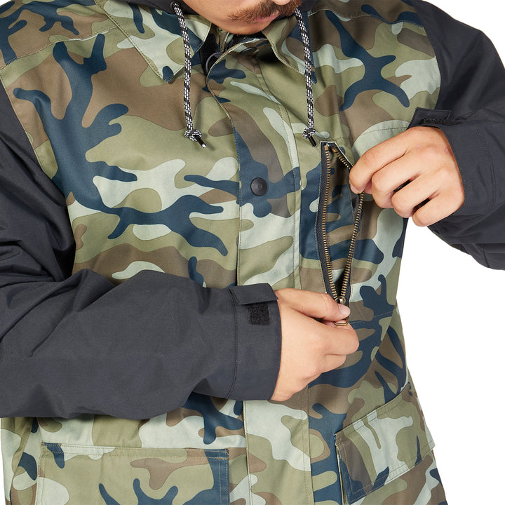 DC Bandwidth Jacket - Men's Woodland Camo Green