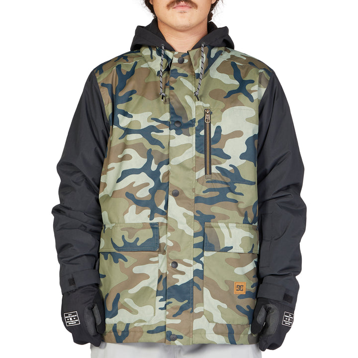 DC Bandwidth Jacket - Men's Woodland Camo Green