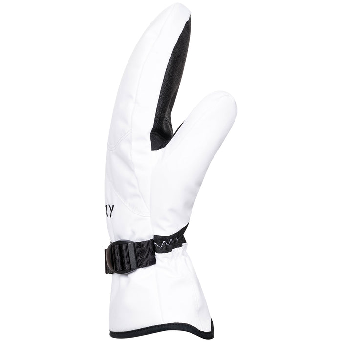 Roxy Jetty Solid Mittens - Women's Bright White