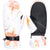Roxy Jetty Mittens - Women's Bright White/Tenderness