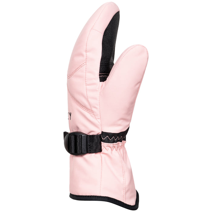 Roxy Jetty Solid Mittens - Girls' Mellow Rose
