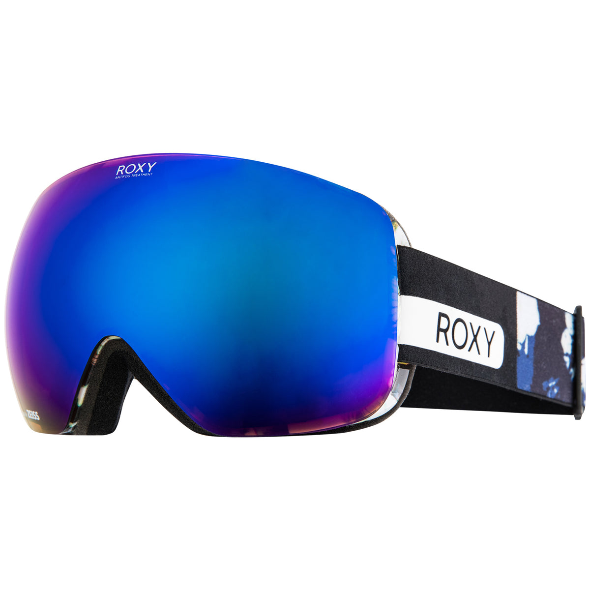 Roxy Rosewood Goggles - Women's Black Flower/Clux Blue